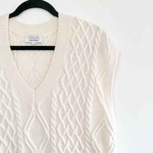 & Other Stories Cable Knit Sweater Vest
